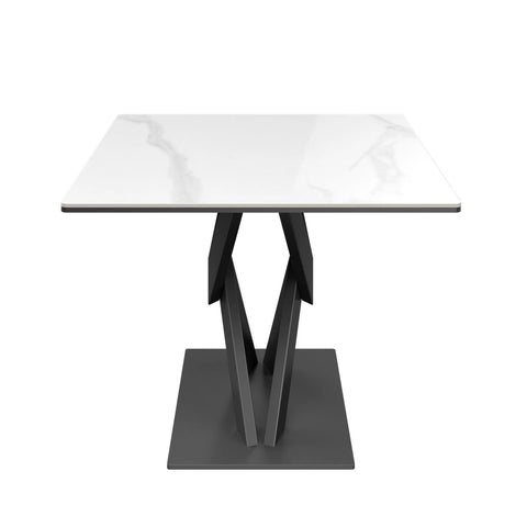 Phoenix White Gloss Ceramic Side Table. Matching furniture set also available-Table-Leg-Design-Image