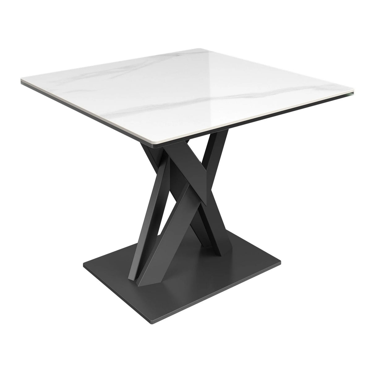 Phoenix White Gloss Ceramic Side Table. Matching furniture set also available-Main-Image