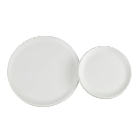 Picasso glossy off white coffee and side table set