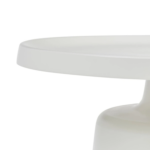 Picasso Glossy Off-White Coffee Table & End Table Set