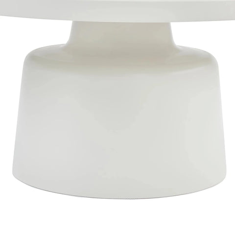 Picasso Glossy Off-White Coffee Table & End Table Set