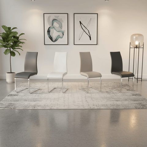 Polo Leather Dining Chairs - Set of 4