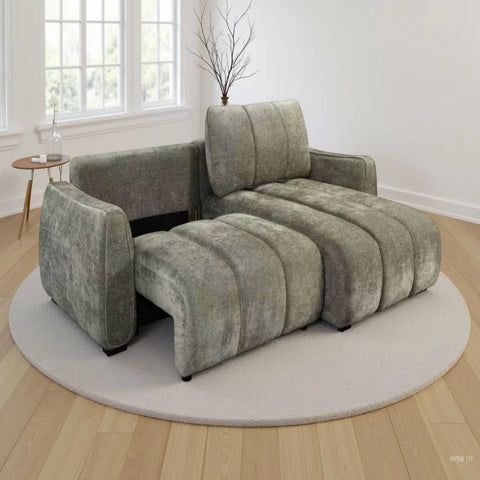 Stylish L shape sofa bed with contemporary look.