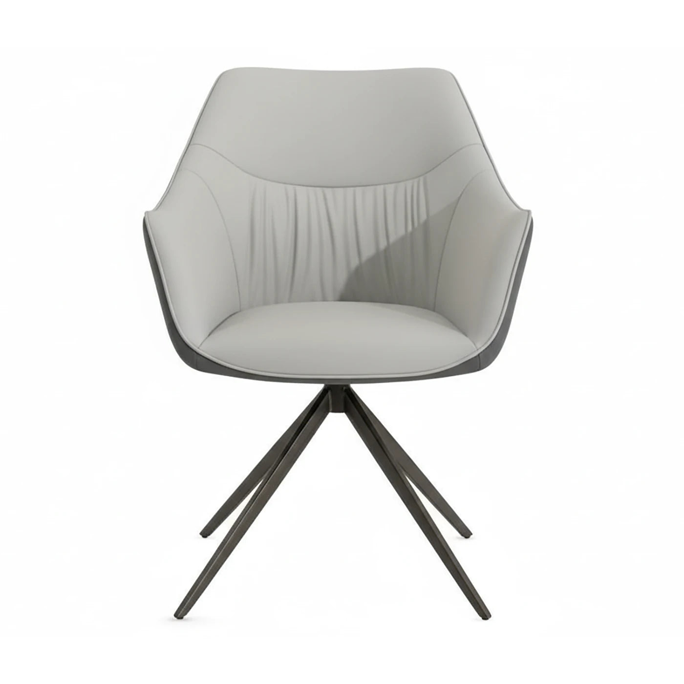 Azzurra Grey Sintered Stone Extending Dining Table with Porto Swivel Dining Chairs - Pendle Village Furniture