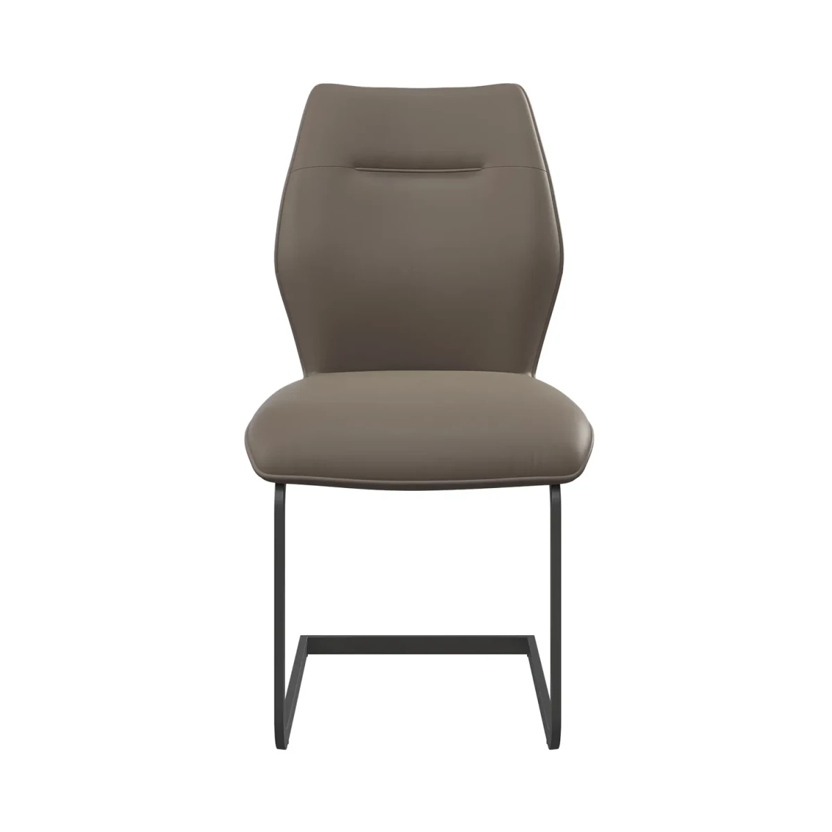 Prato Taupe Faux Leather Dining Chairs. Available in Set of 4, 6 or 8