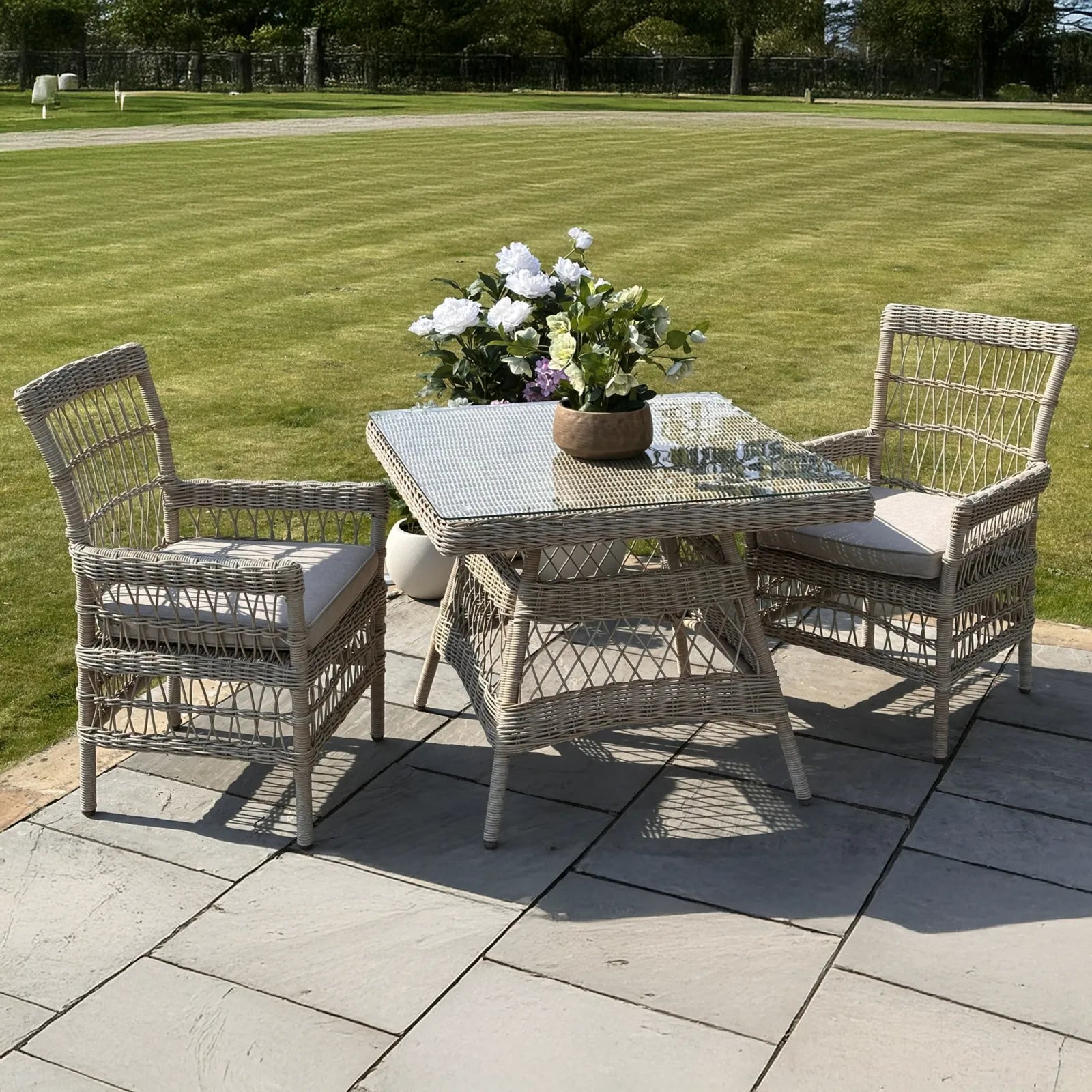 Preston 4-Seater Outdoor Dining Table Set