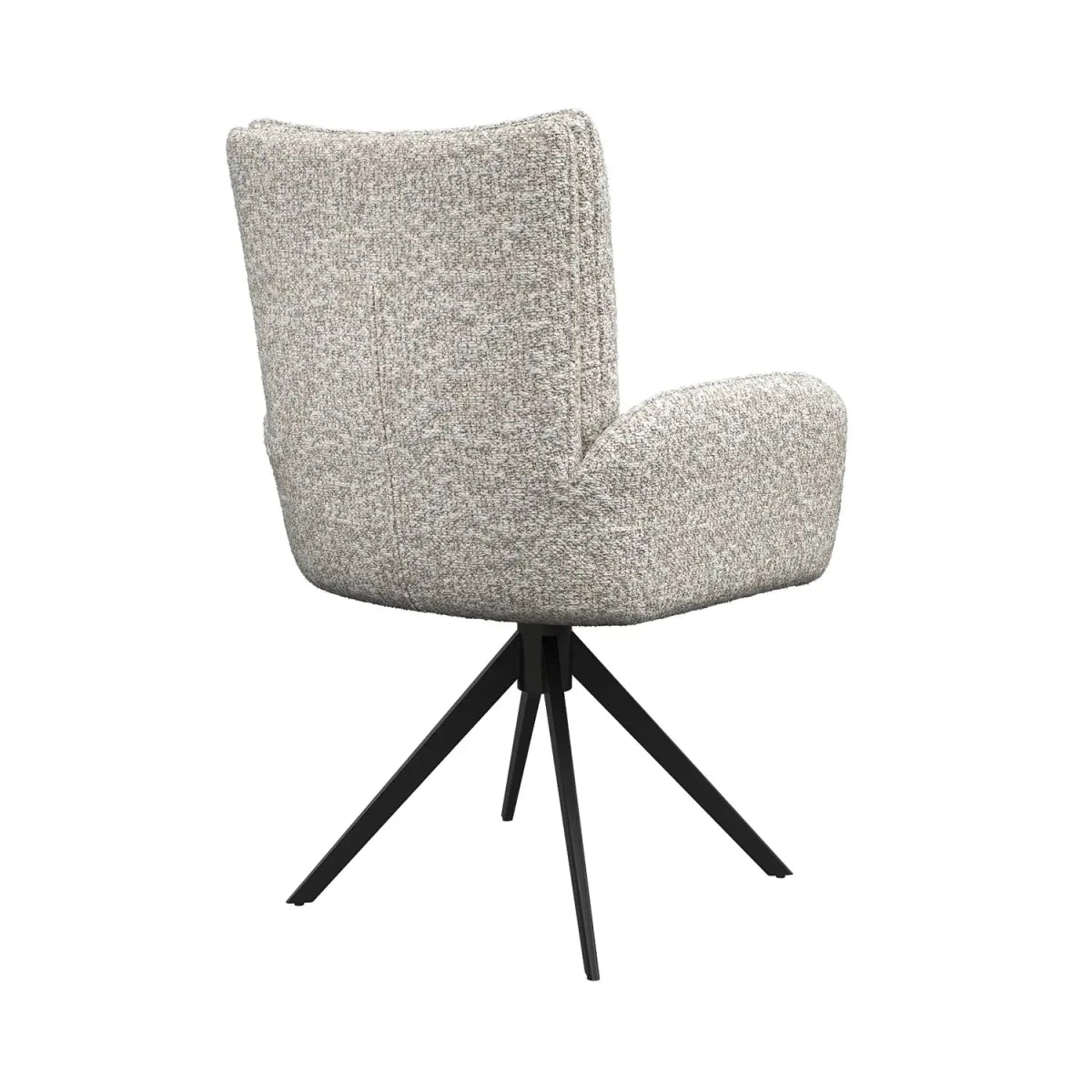 Umbria Ivory Fabric Swivel Dining Armchairs – Buy in a Set of 4, 6 or 8