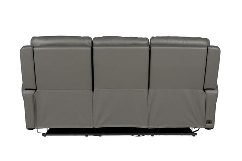 Dylan Grey 3 Seater Power Recliner Sofa - 003