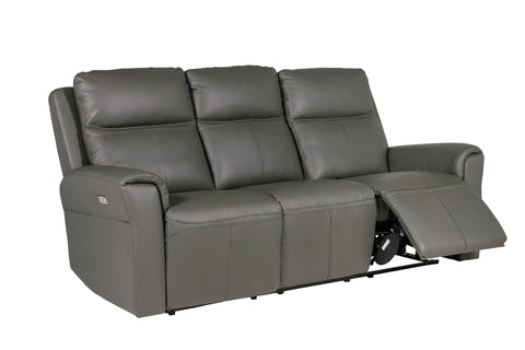 Dylan Grey 3 Seater Power Recliner Sofa - 005