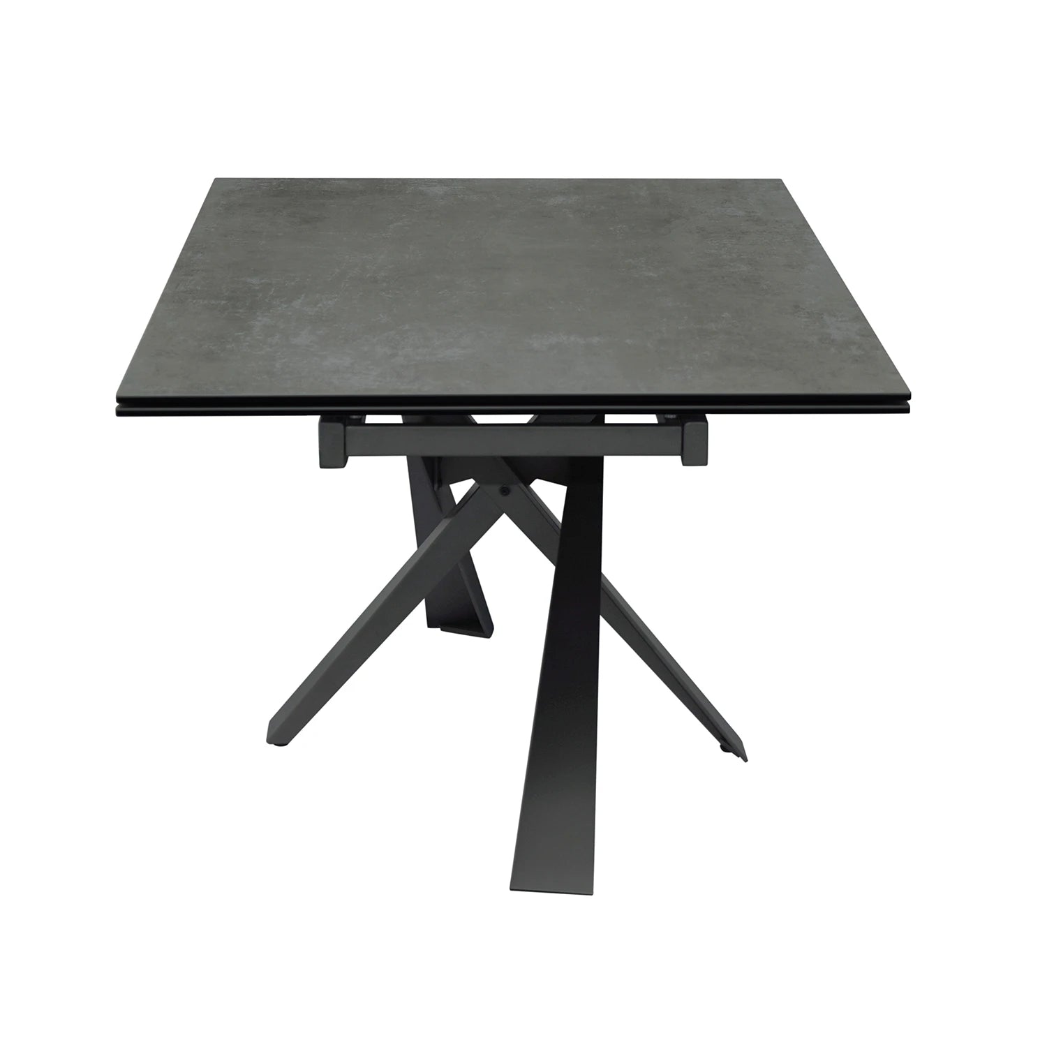 Raffello Dark Grey Sintered Stone Ceramic Extending Dining Table - Pendle Village Furniture