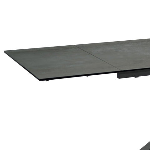 Raffello Dark Grey Sintered Stone Ceramic Extending Dining Table - Pendle Village Furniture