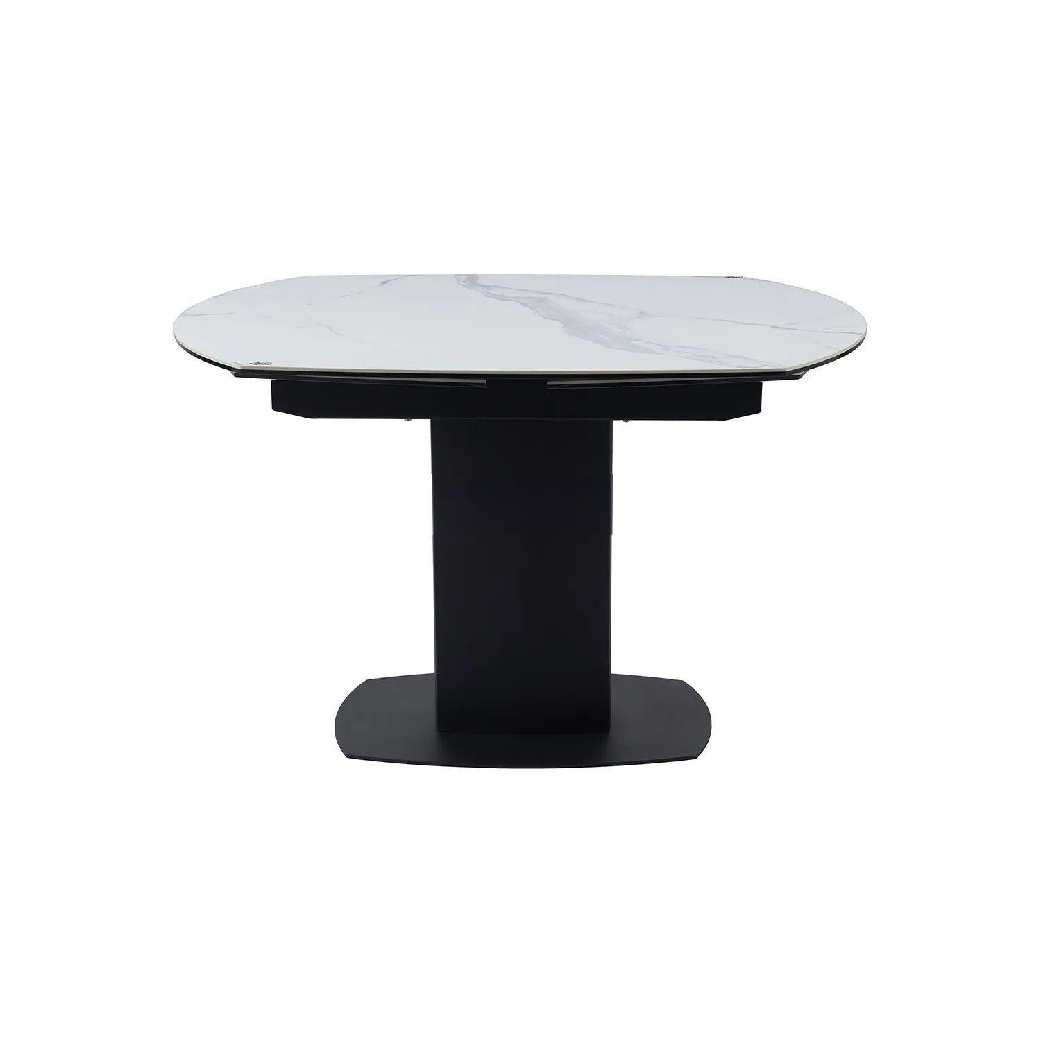 Ramada Swivel Extension Dining Table with White Ceramic Top - Pendle Village Furniture