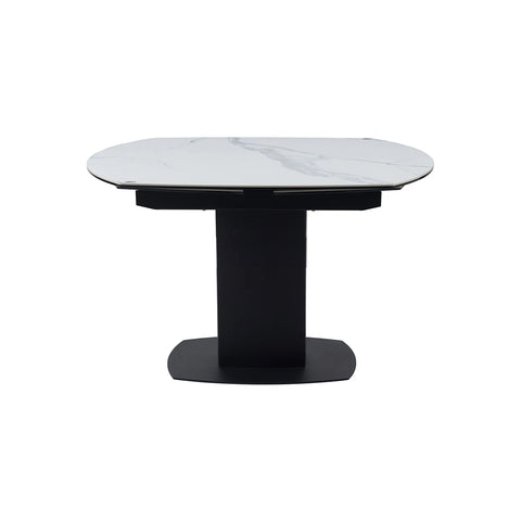 Ramada Swivel Extension Dining Table with White Ceramic Top - Pendle Village Furniture