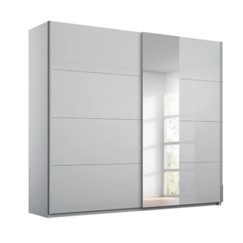 Atlanta 
2 Door Sliding Wardrobe 
A228B Silk Grey/Silk Grey