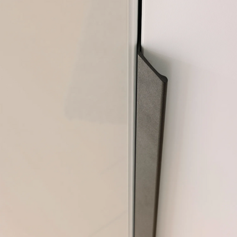 Artemis Oak & Champagne Glass 4 Door Hinged Wardrobe