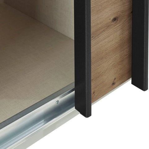 Forms Artisan Oak 3 Door Sliding Wardrobe - Free Assembly - Pendle Village Furniture