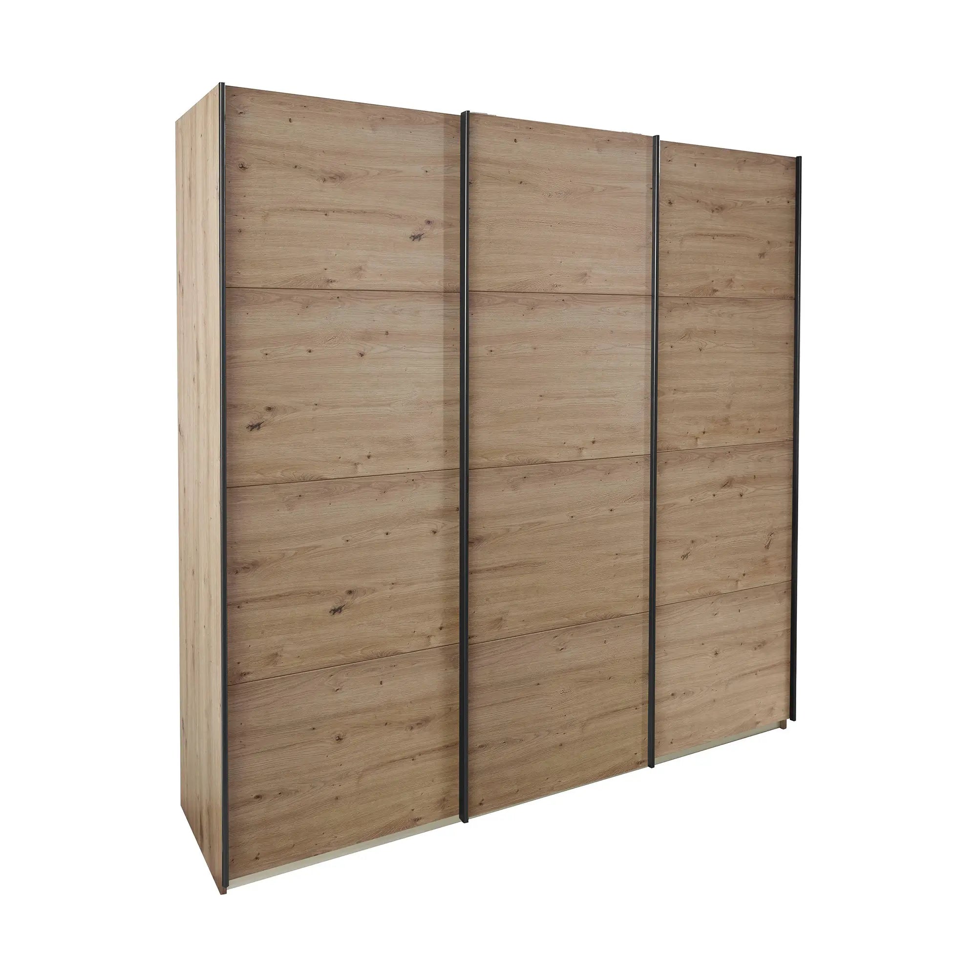 Forms Artisan Oak 3 Door Sliding Wardrobe - Free Assembly - Pendle Village Furniture