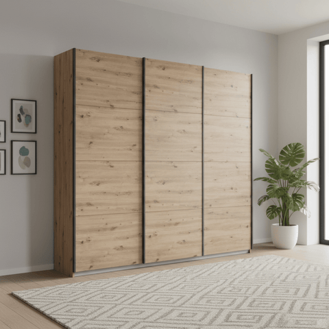 Forms Artisan Oak 3 Door Sliding Wardrobe
