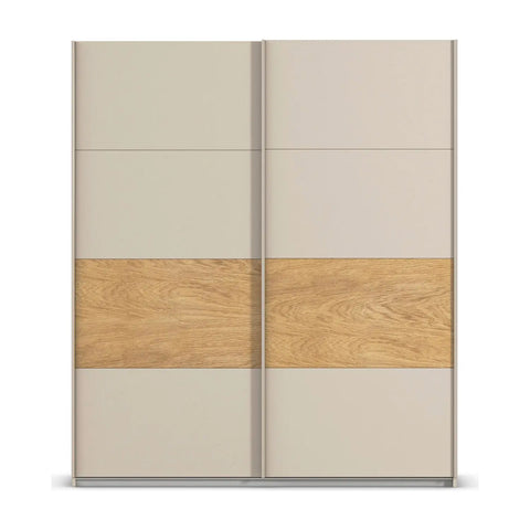 Rauch Marburg Champagne Sliding Door Wardrobe - Pendle Village Furniture