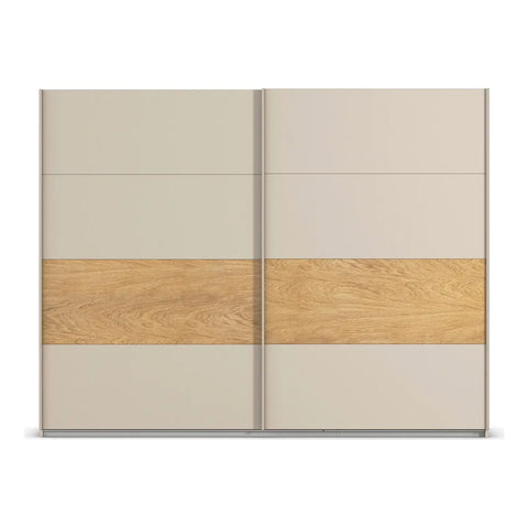 Rauch Marburg Champagne Sliding Door Wardrobe - Pendle Village Furniture