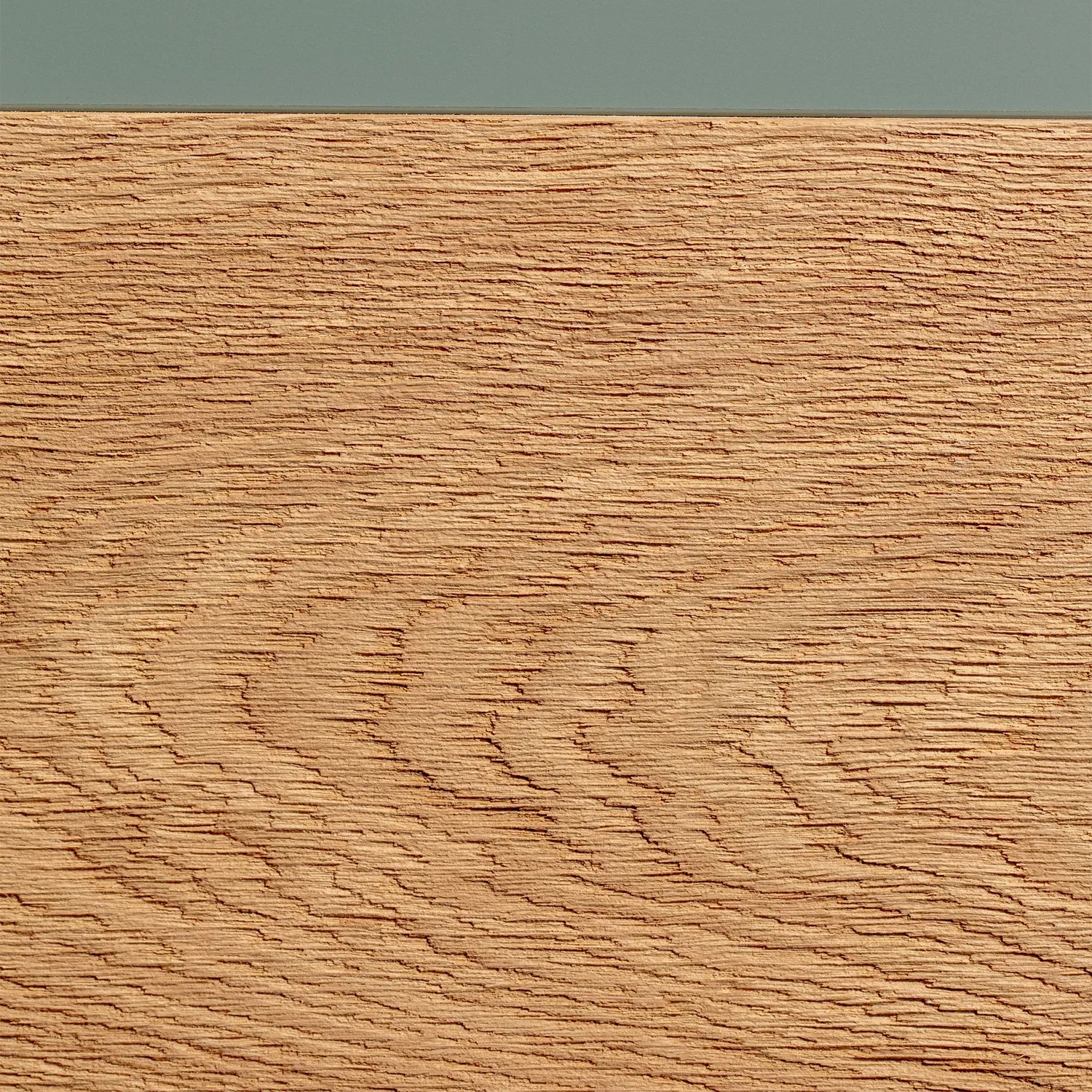 Rauch Malva 181cm Sage Green Sliding Door Wardrobe - Oak Vaneer Front 