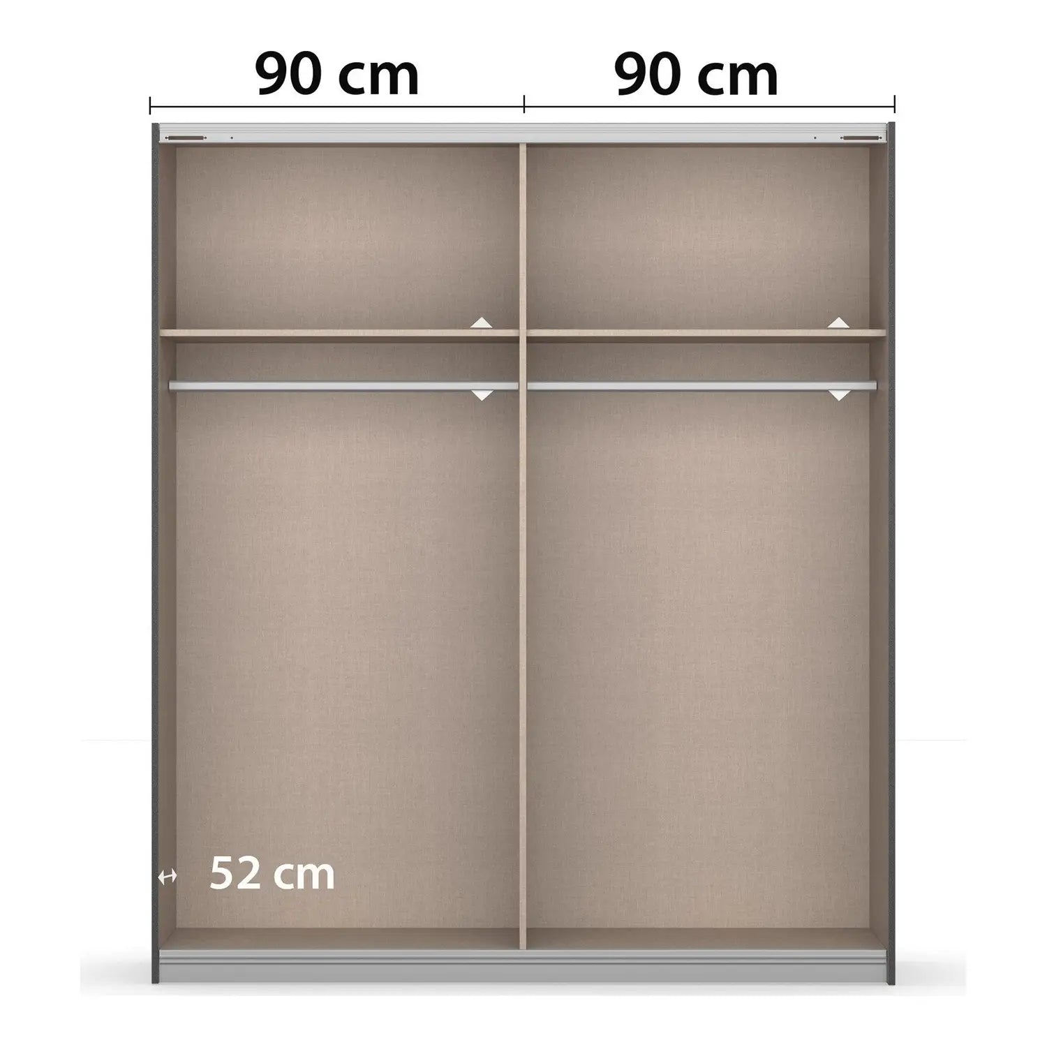 Rauch Marburg Sage Green Sliding Door Wardrobe