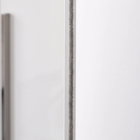 Rauch Montclar White High Gloss 4 Door Wardrobe with Drawers, Doors Above the Drawers are eqipped with Mirrors. Dimension: Width 201 Height 223 and Depth 60 cm, Has Long Chrome Door Handles. Premium Quality. We Will Deliver and Assemble for Free - Quality Details 