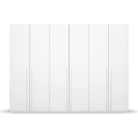 Kacey Pure 6 Door 301cm Wide Wardrobe