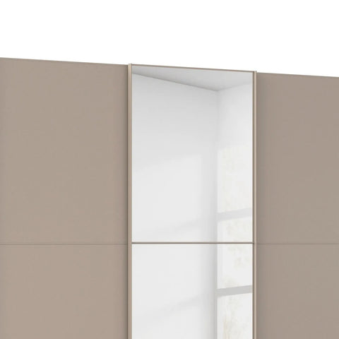 Supreme Duo Fango 3 Door Sliding Wardrobe with Mirror