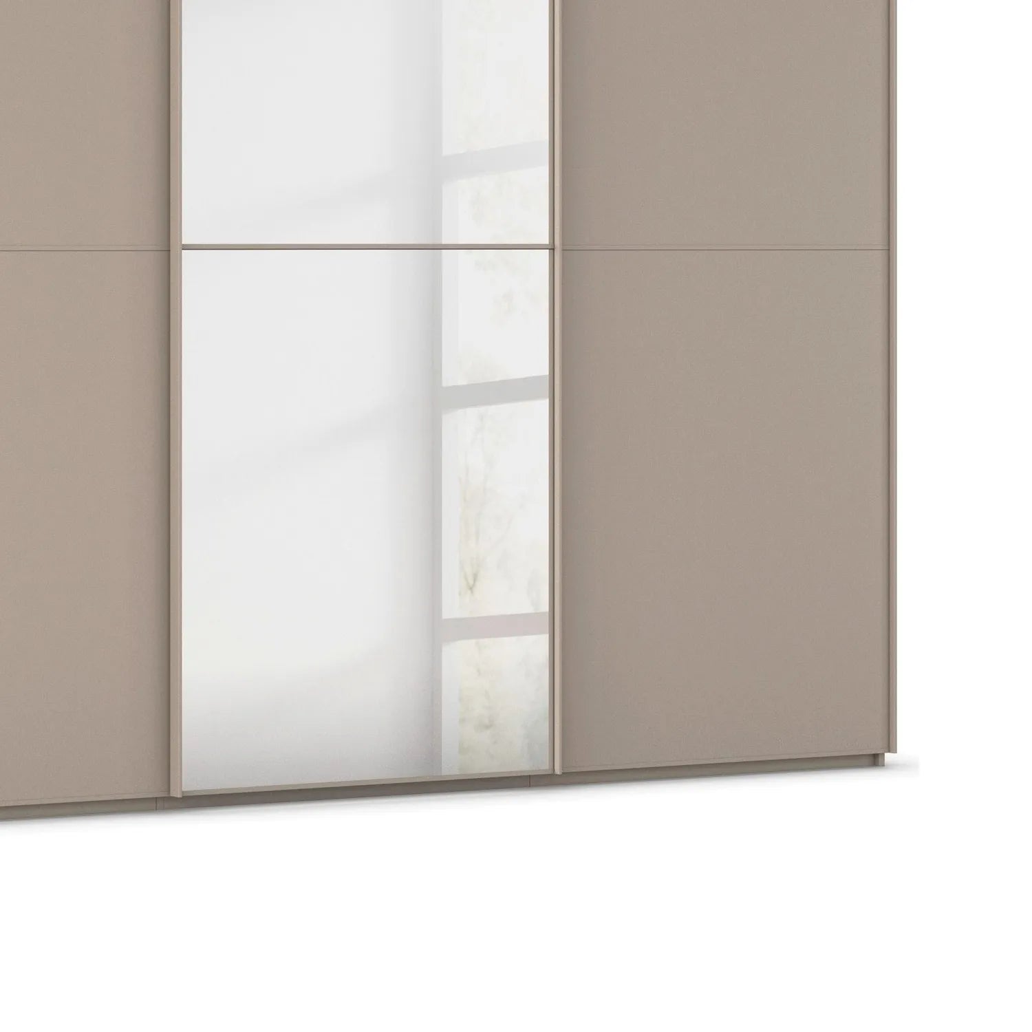 Supreme Duo Fango 3 Door Sliding Wardrobe with Mirror