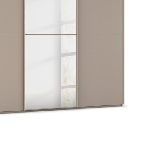 Supreme Duo Fango 3 Door Sliding Wardrobe with Mirror