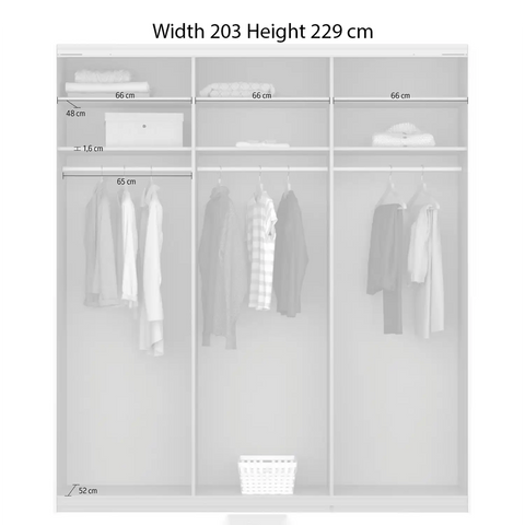 Forms Artisan Oak 3 Door Sliding Wardrobe - Free Assembly - Pendle Village Furniture