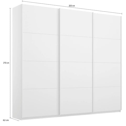 Forms Artisan Oak 3 Door Sliding Wardrobe - Free Assembly - Pendle Village Furniture
