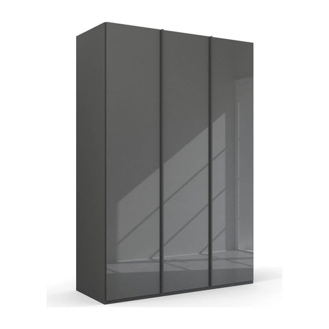 Symphony 151cm Glass 3 Door Wardrobe - Pendle Village Furniture