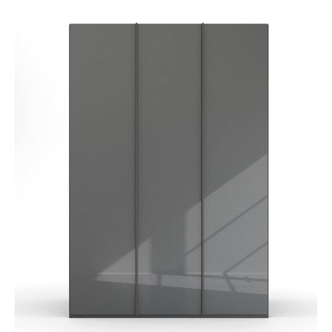 Symphony 151cm Glass 3 Door Wardrobe - Pendle Village Furniture