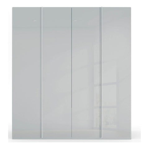 Symphony 201cm Glass 4 Door Hinged Wardrobe - Pendle Village Furniture