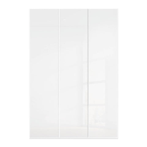 Symphony 151cm Glass 3 Door Wardrobe - Pendle Village Furniture