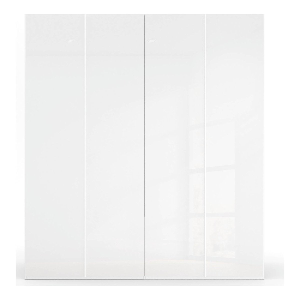 Symphony 201cm Glass 4 Door Hinged Wardrobe - Pendle Village Furniture