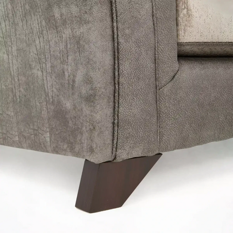 Solid wooden sofa feet with natural finish and sturdy design.