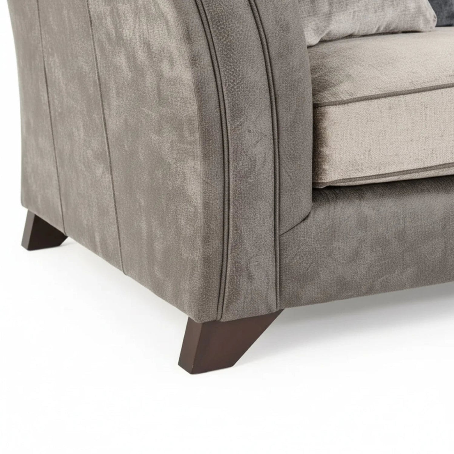 Solid wooden sofa feet with natural finish and sturdy design.