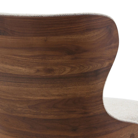 Reid Walnut & Light Taupe Dining Chair, Set of 4, 6 or 8
