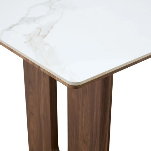 Reid Dining Table with 6 Vienna Dining Chairs