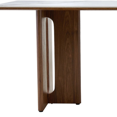 Reid Dining Table with 6 Vienna Dining Chairs
