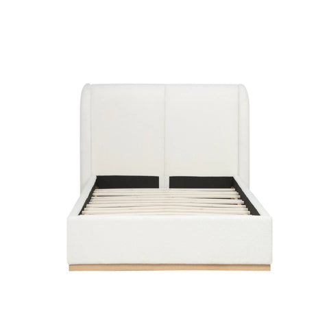 Strong bed frame with durable internal structure.