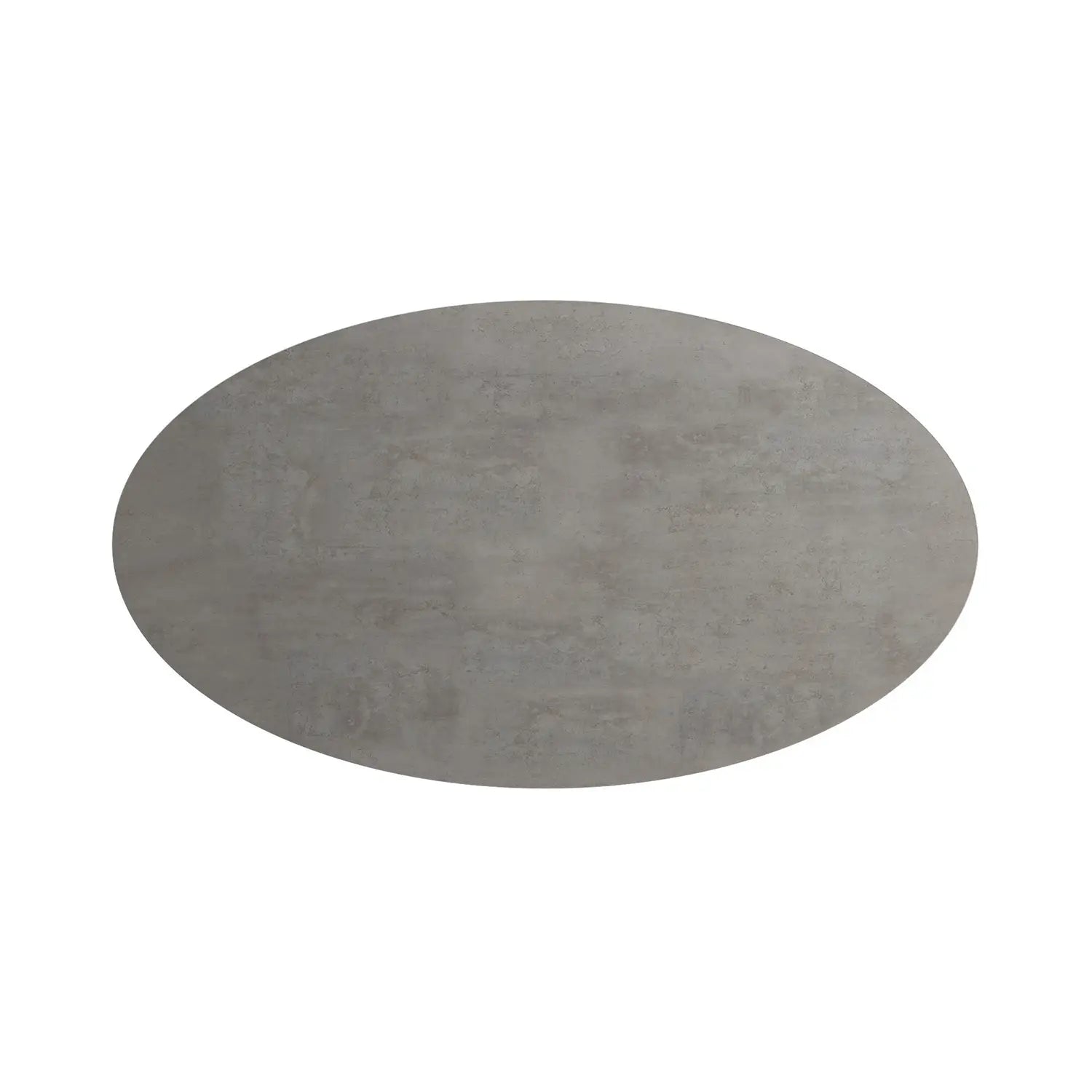 Ria 160cm Oval Light Grey Melamine Dining Table Set, also available in a Round table - Table Top