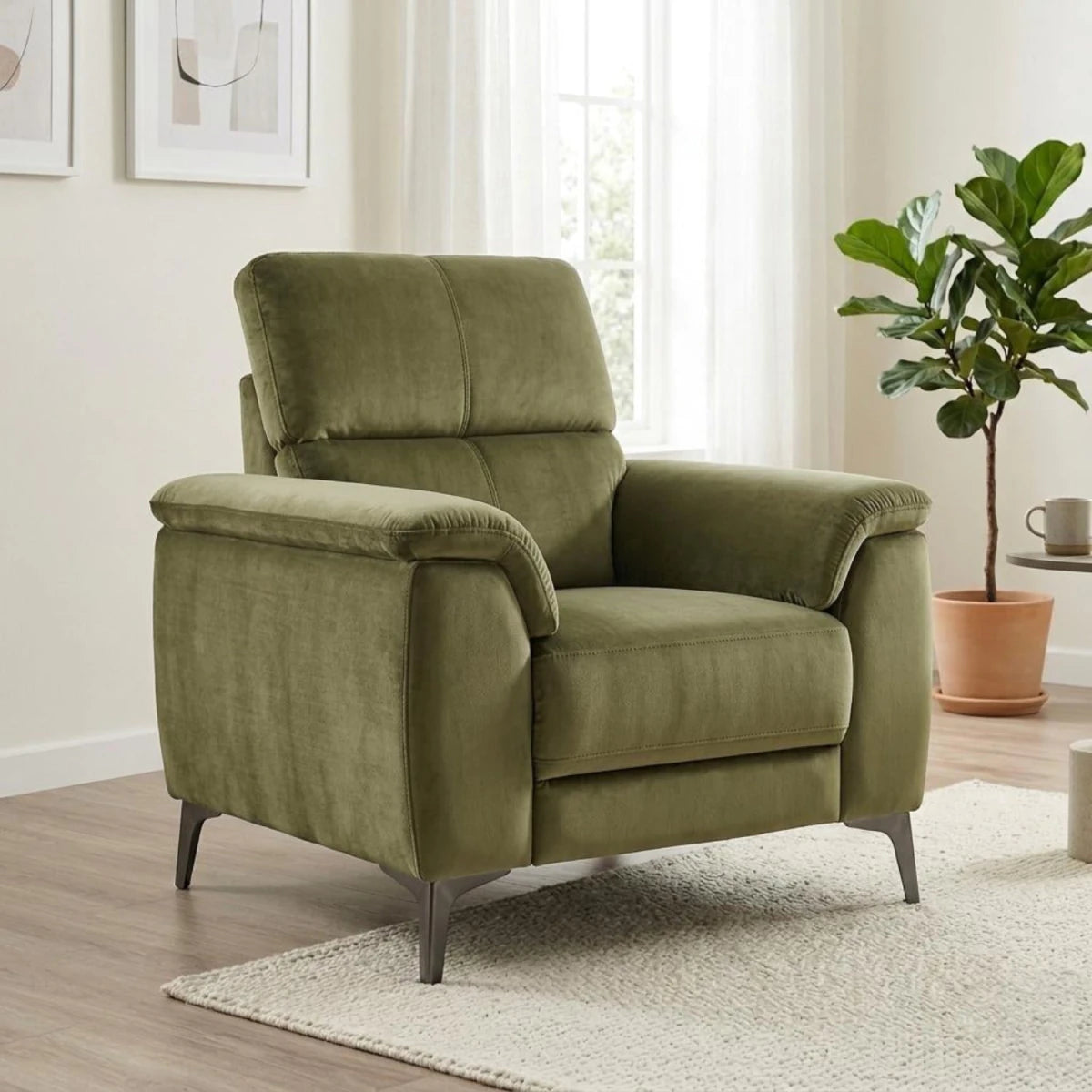 Ribal Manhattan armchair with modern styling and supportive seating.