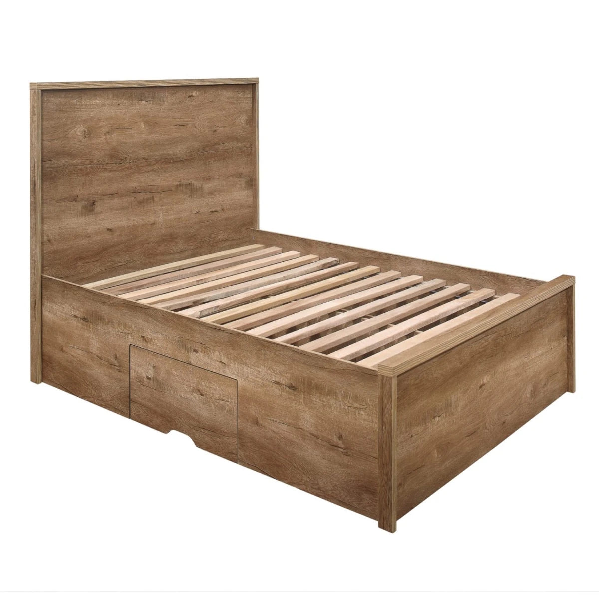 Strong bed frame built for long lasting durability.