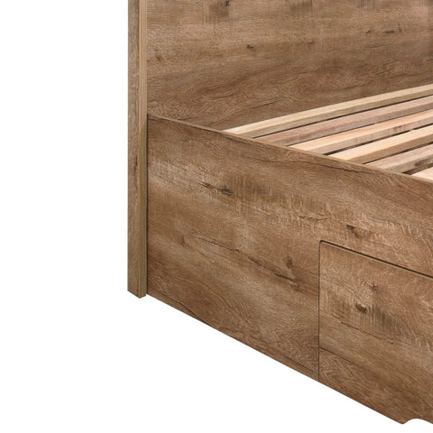 Smooth sliding drawers for quick access storage.