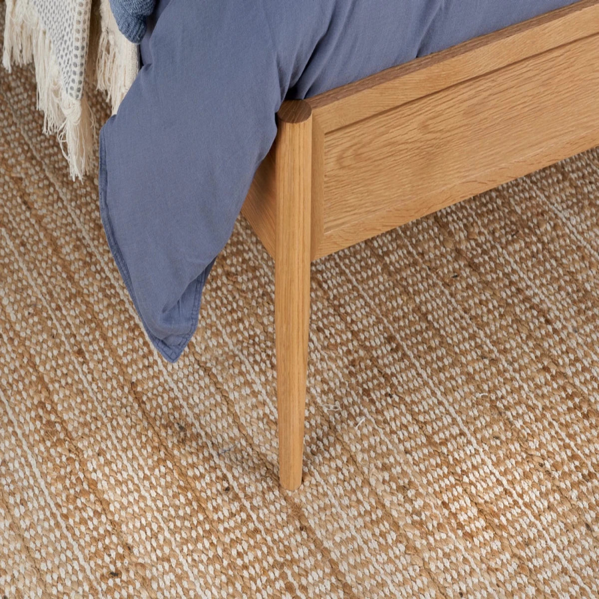 Sturdy bed legs designed for long lasting support and stability.