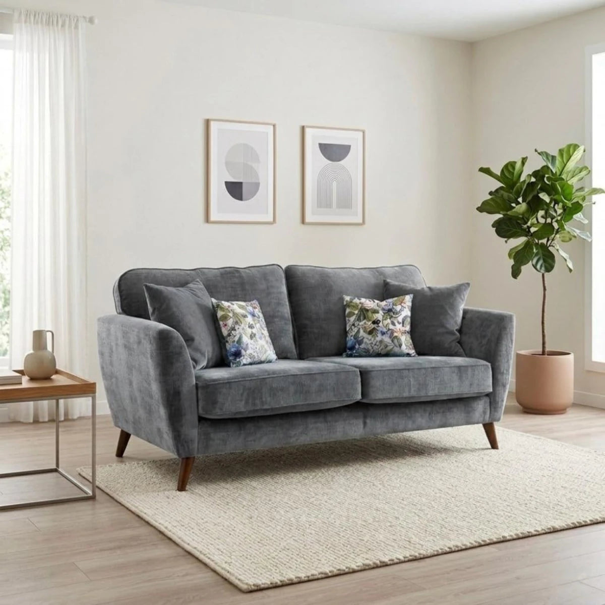 Rome Maeve fabric texture showing premium velvet finish.